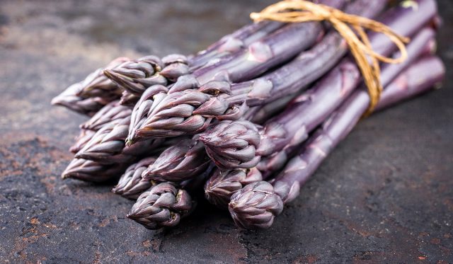 asparago violetto food lifestyle
